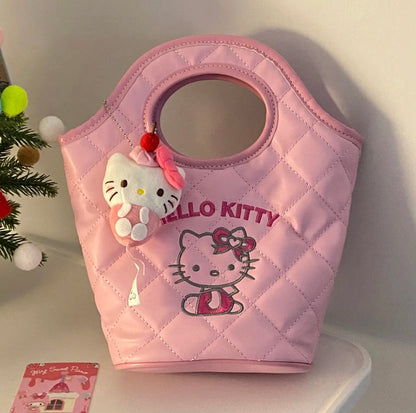 Pinky Kitty Vintage Handbag