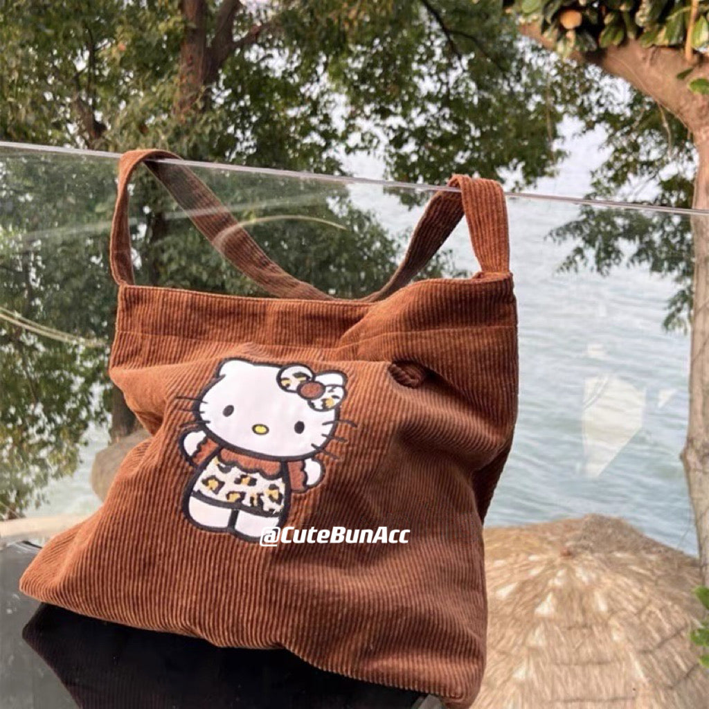 Hello Kitty Shopping Bag- Caramel