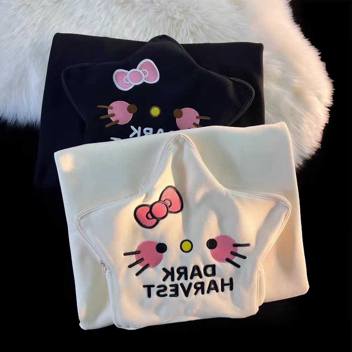 Hello Kitty Hoodie- with star shape