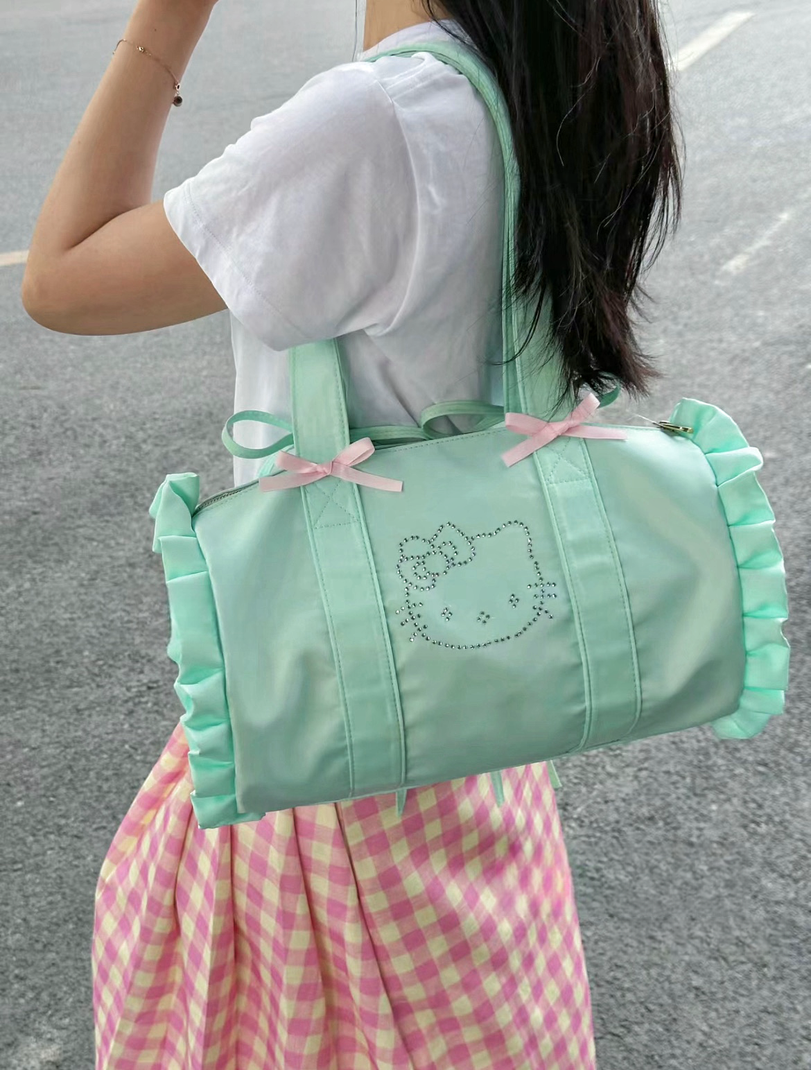 Hello Kitty Tote Bag - Mint