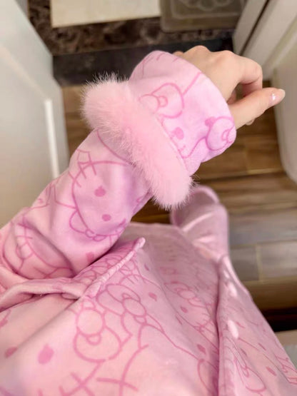 Pinky Full of Kitty Pajama Set