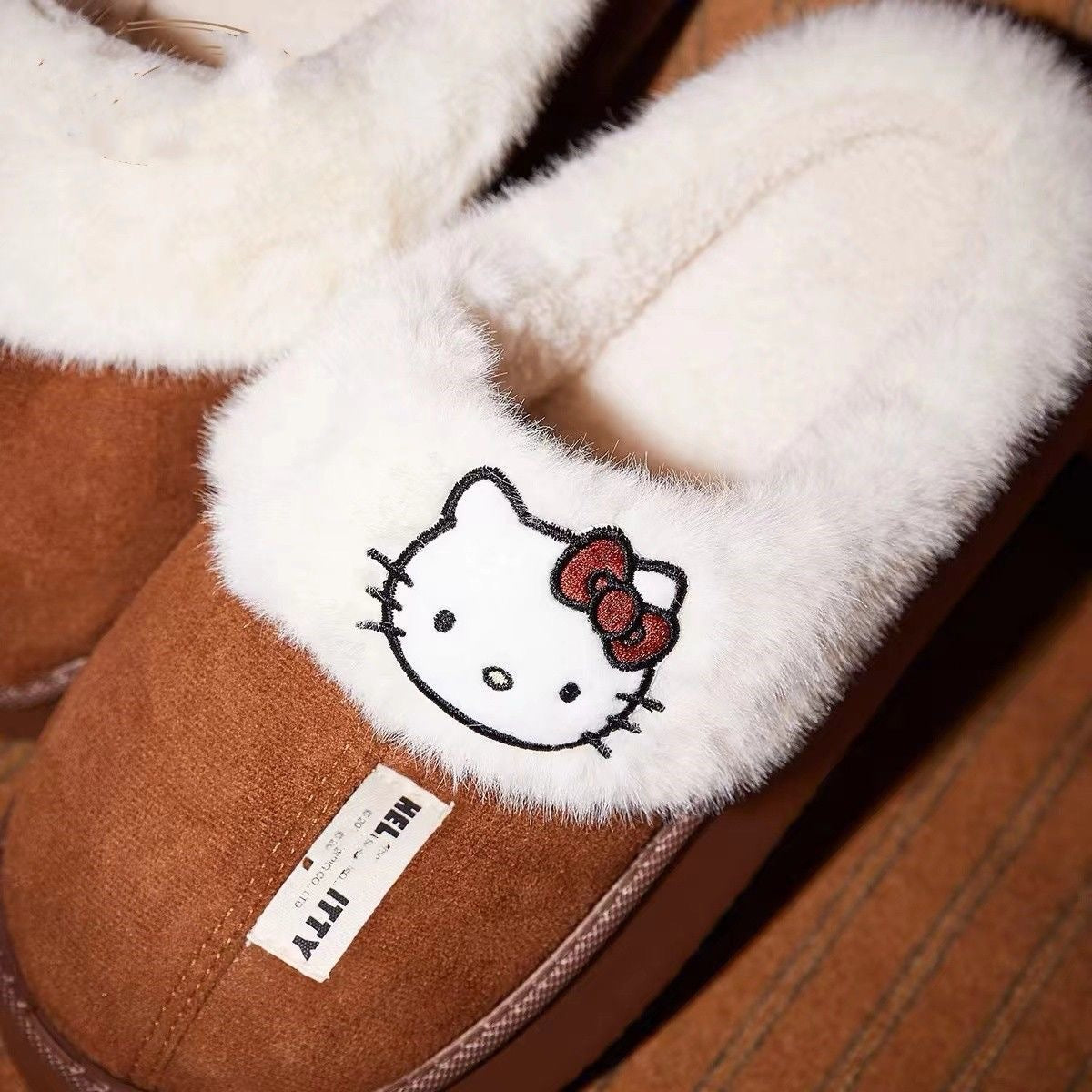 Hello Kitty Fluffy Slip On