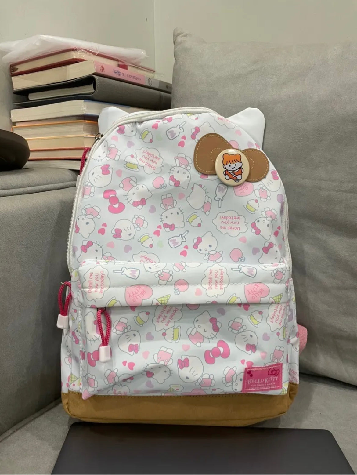 Hello Kitty Backpack- light blue