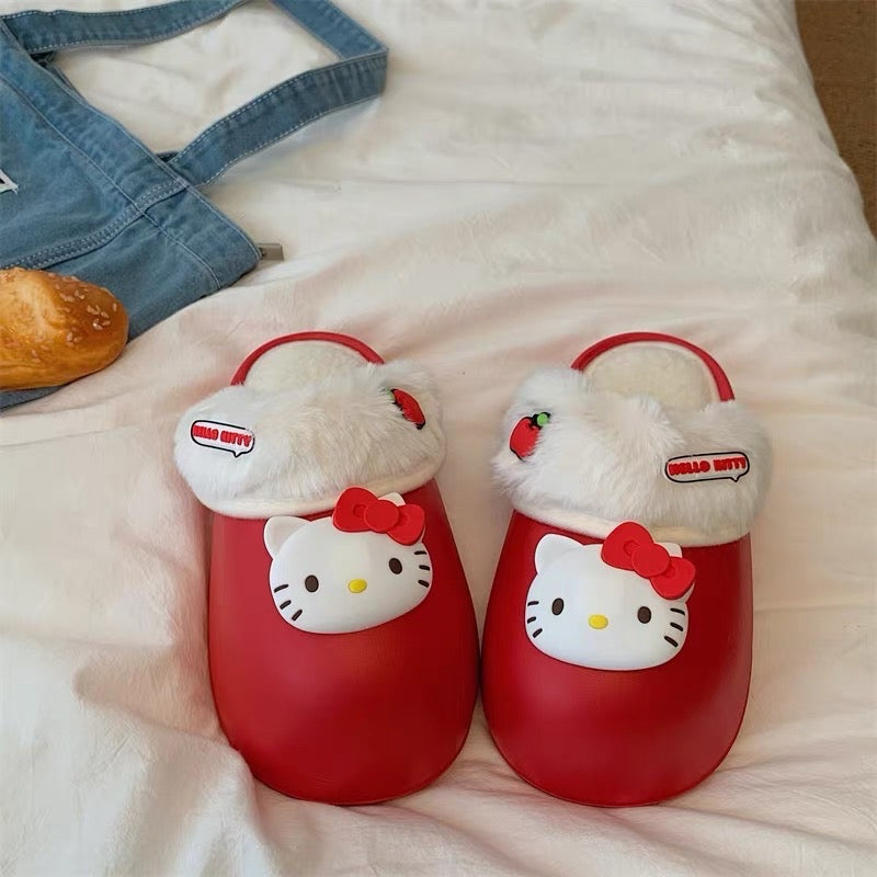 Fluffy Slippers- Sanrio Characters (waterproof)