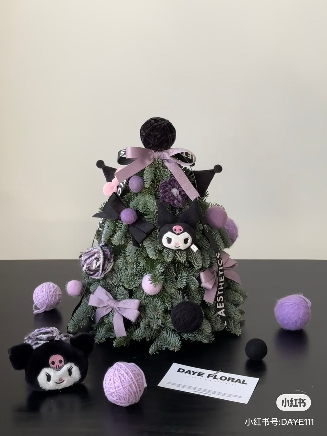 Handmade Kuromi Christmas Tree