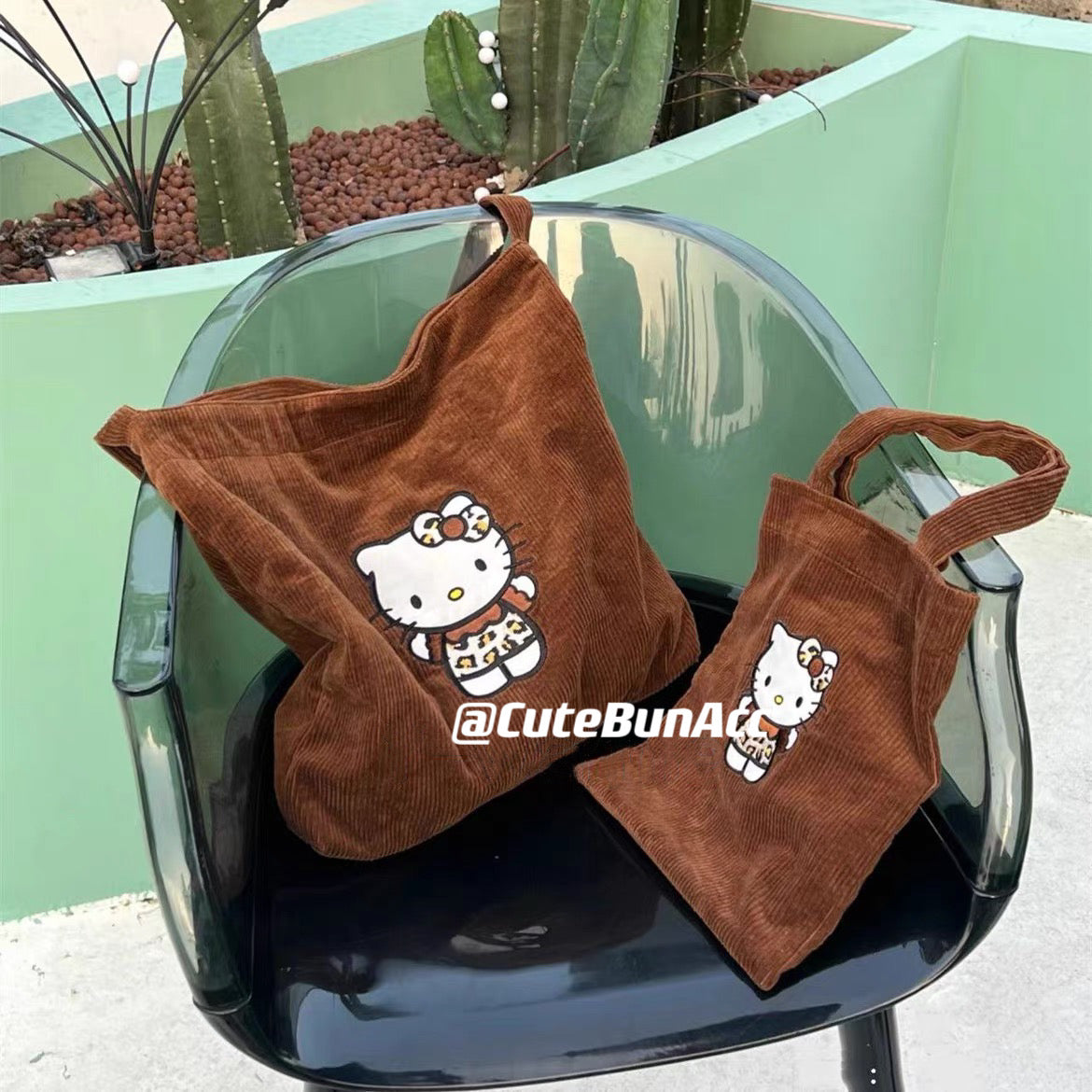 Hello Kitty Shopping Bag- Caramel