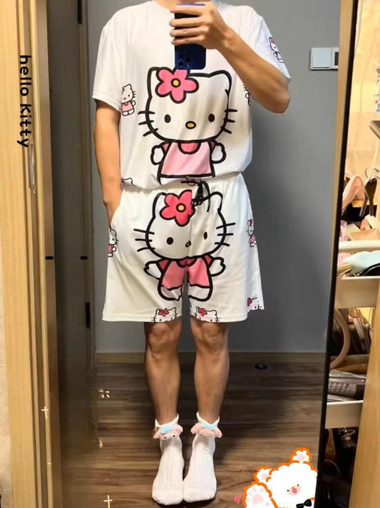 Hello Kitty Couple Pajamas set - Shorts