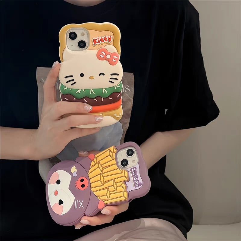 Burger & Fries iPhone Case