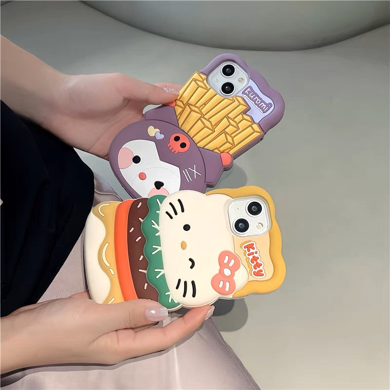 Burger & Fries iPhone Case