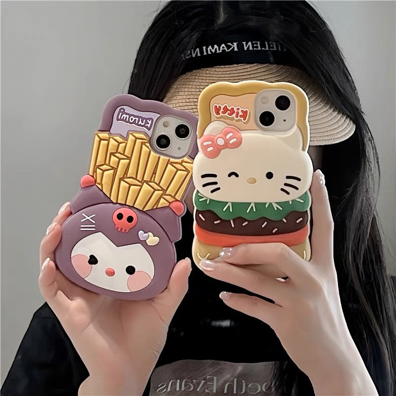 Burger & Fries iPhone Case