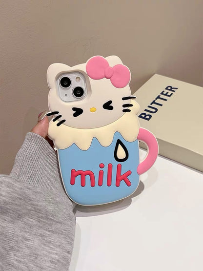 Milky Kitty IPhone Case