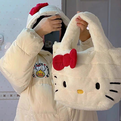 Hello Kitty Classic Fluffy Bag