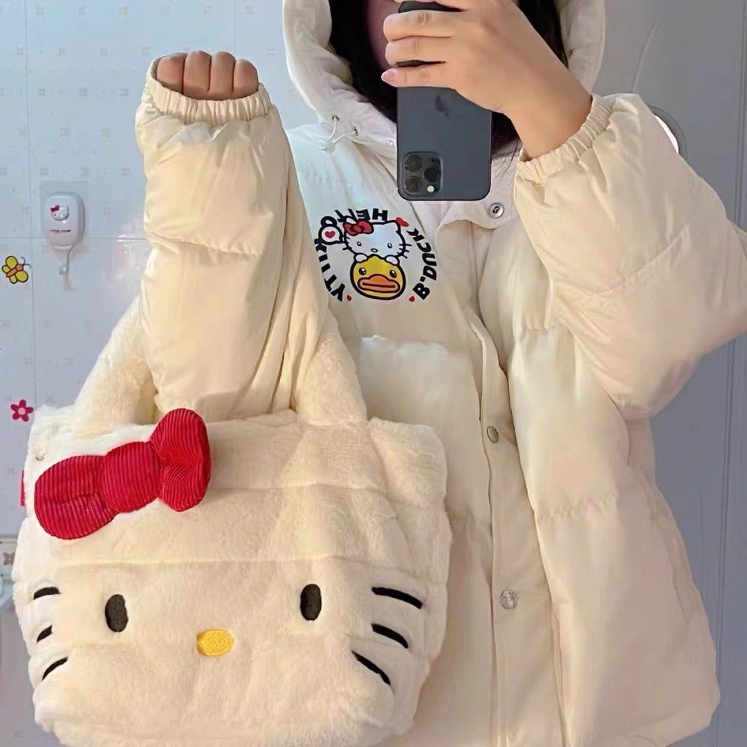 Hello Kitty Classic Fluffy Bag