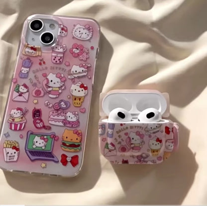 Hello Kitty AirPods Case- phone call version